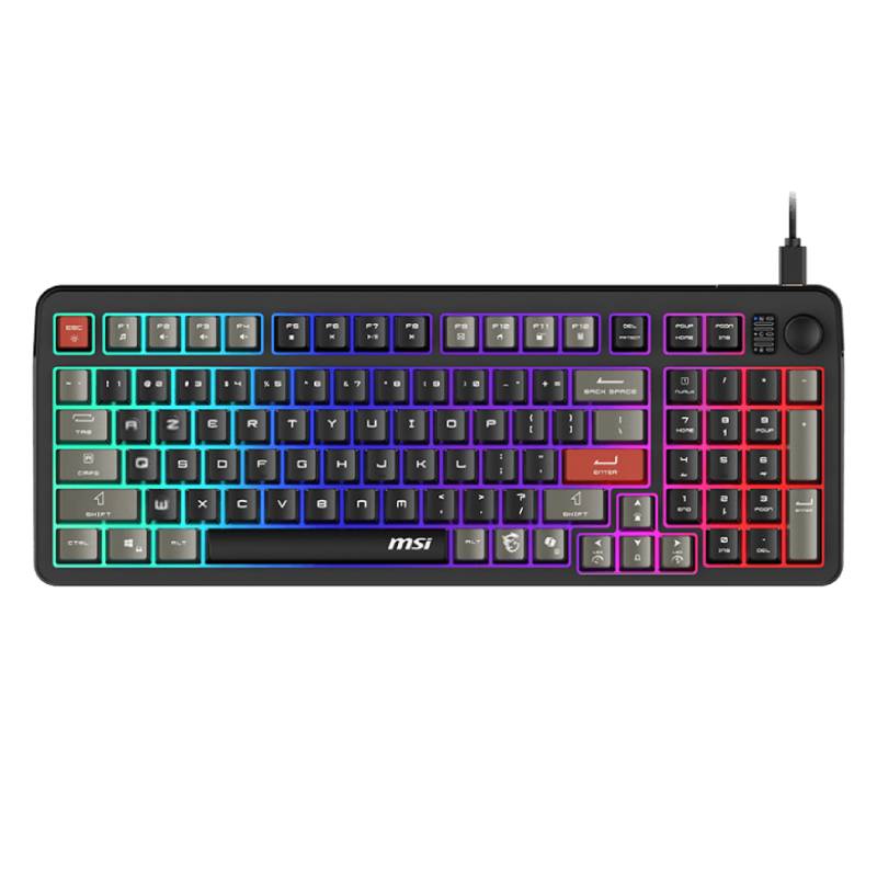 Clavier Gamer Filaire MSI FORGE GK110 AZERTY - Noir - MSI