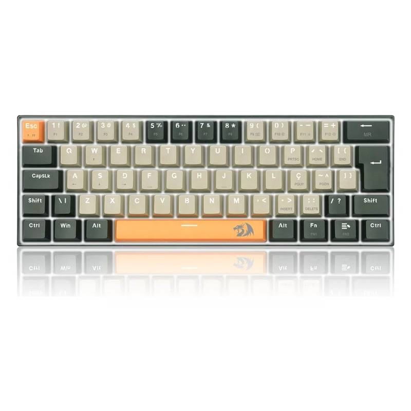 Clavier Gamer Mécanique REDRAGON Lakshmi K606 Switch Rouge - Noir et Gris - REDRAGON