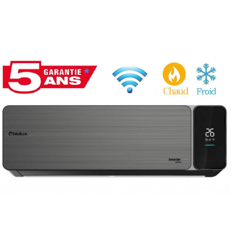 Inverter BIOLUX 12000BTU Smart Chaud/Froid - BIOLUX