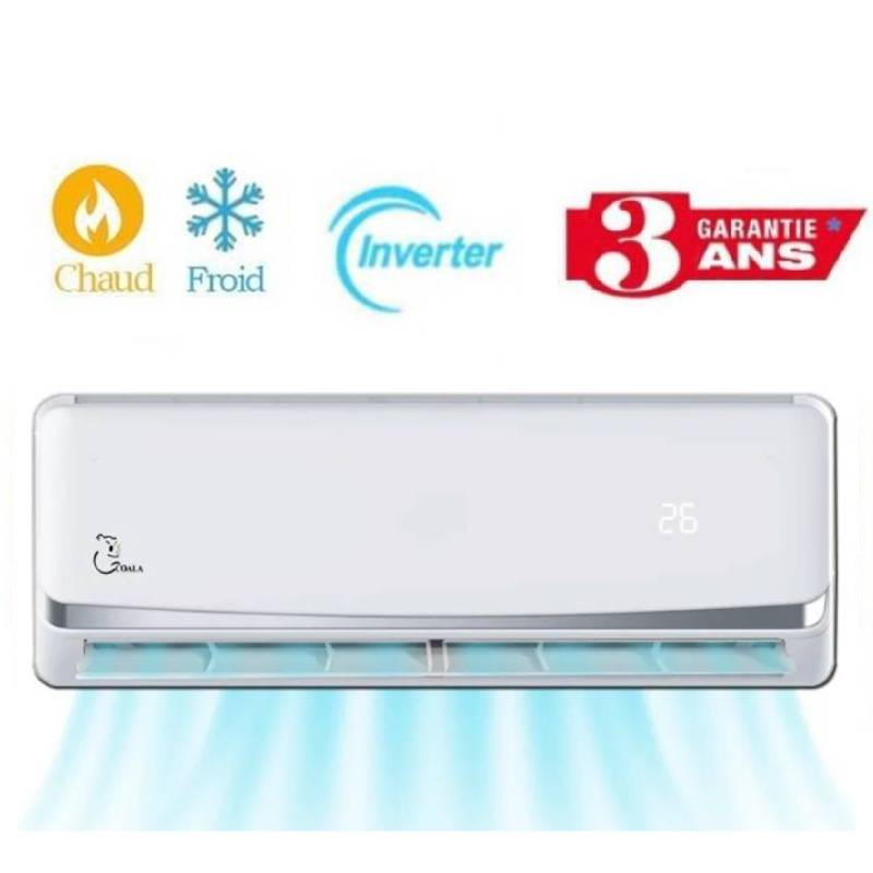 Climatiseur Inverter Coala 24000 BTU R410 Chaud/Froid