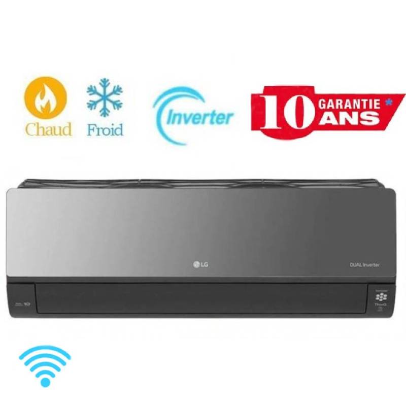 Climatiseur Dual Inverter LG 18000BTU Chaud Froid ARTCOOL Mirror WiFi - LG