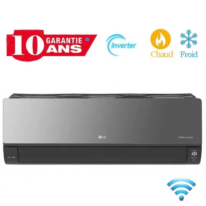 Climatiseur Dual Inverter LG 24000BTU Chaud Froid Mirror WiFi - LG
