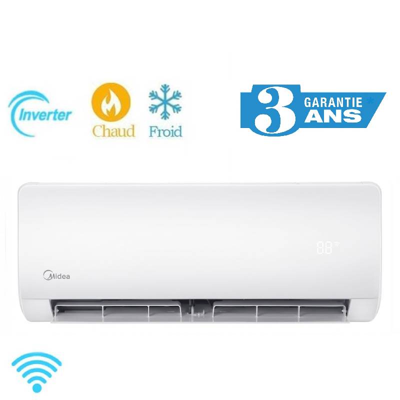 Climatiseur Midea Smart Inverter Chaud & Froid 12000 BTU - Midea