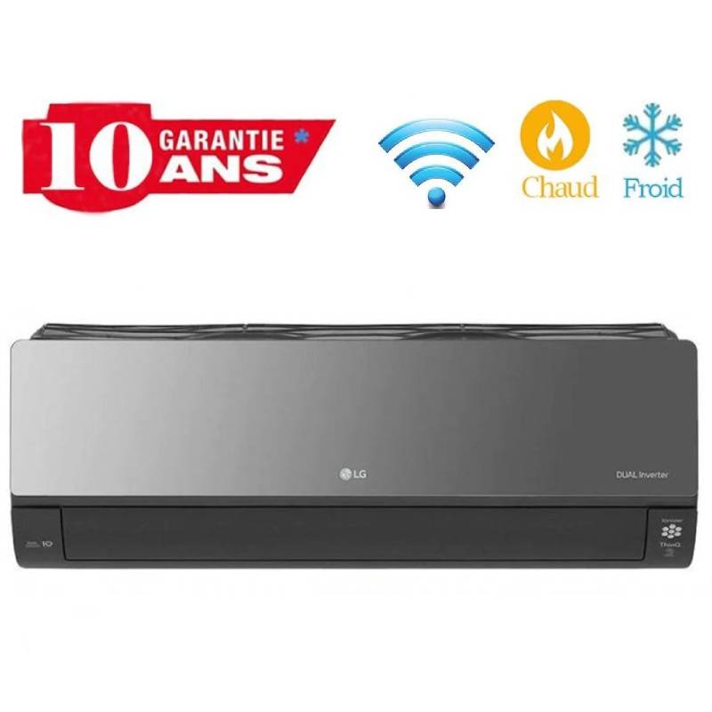 Climatiseur Dual Inverter LG 18000BTU Chaud Froid ARTCOOL Mirror WiFi - LG