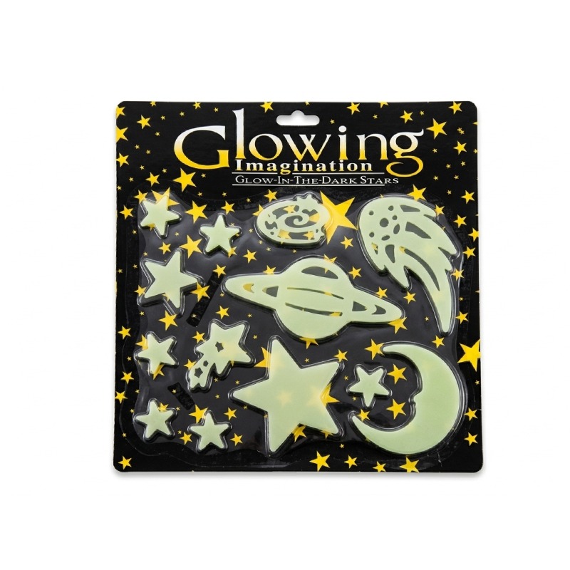 CLOWING IMAGINATION GALAXY GLOWING IN THE DEARK STARS