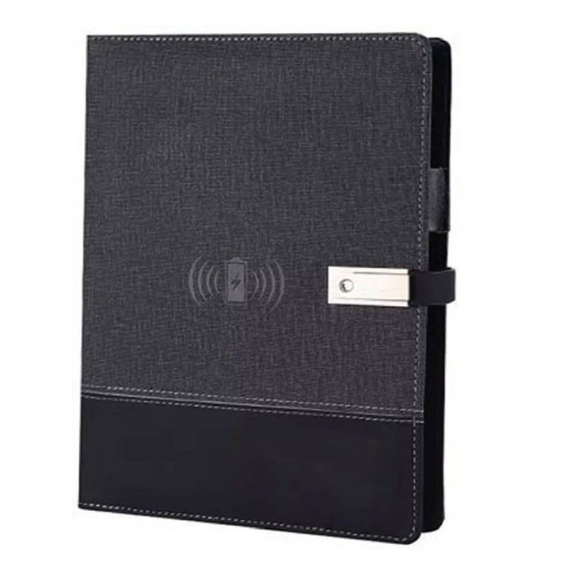 Coffret Notebook + PowerBank 80000Mah Wireless + Stylo + Usb 16Gb