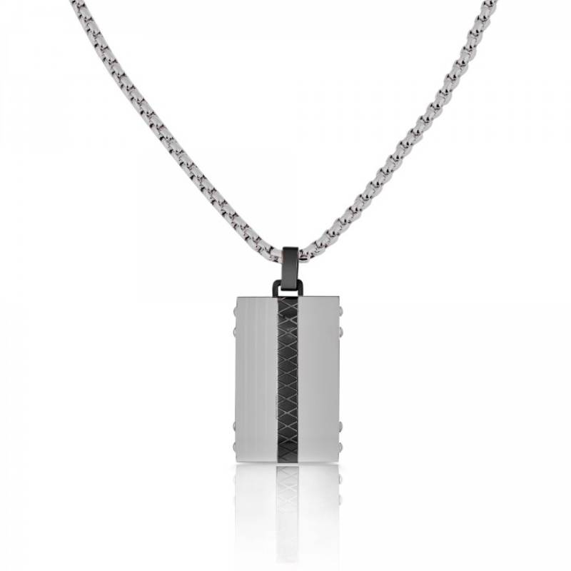 Collier Femme POLO SANTA BARBARA - Silver & Noir