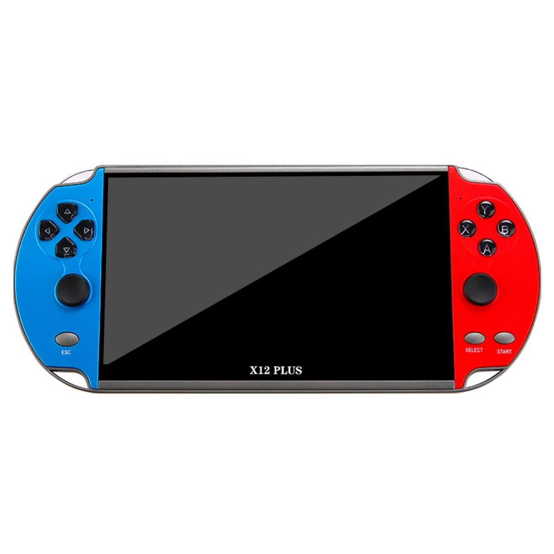Console De Jeux Portable X12 Plus - Rouge & Bleu
