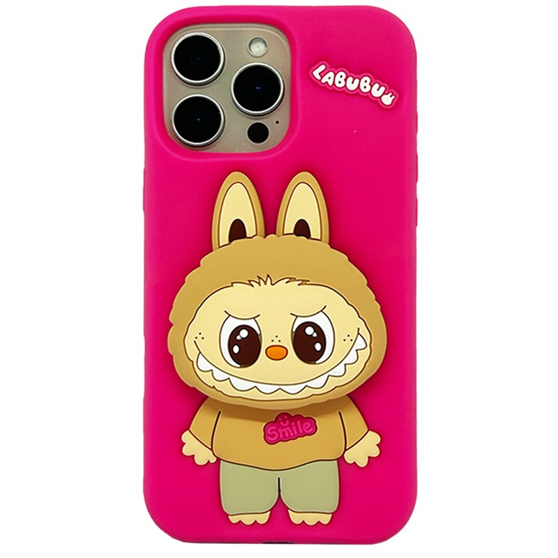 Coque Silicone Labubu Pour Iphone 12/13 Pro Max - Silver