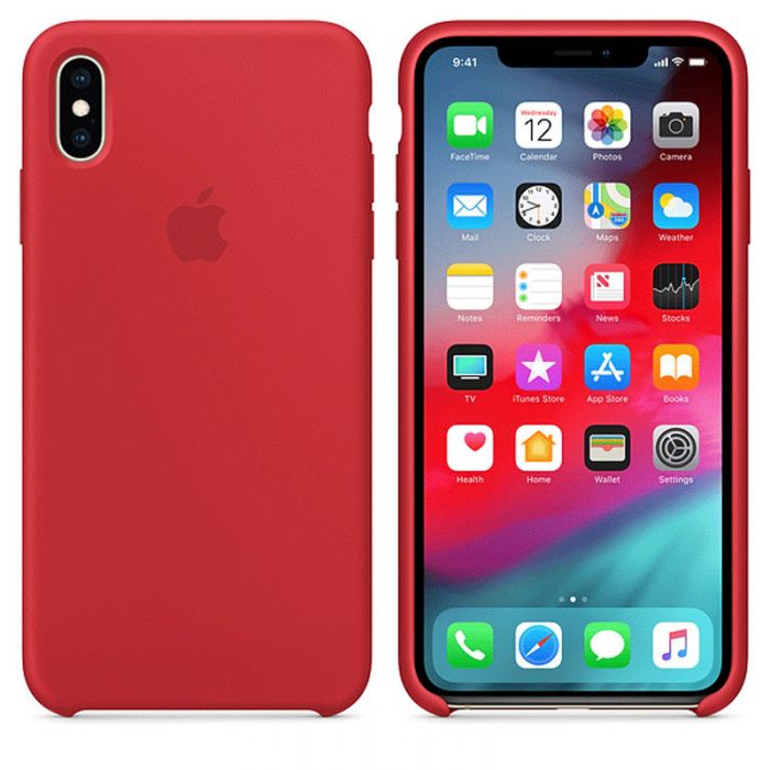 Coque Silicone Original Pour iphone XS Max - Rouge - Apple