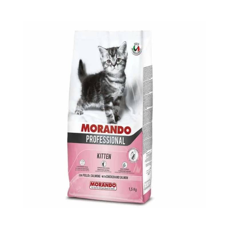 Croquettes complètes Morando Professional Kitten Poulet & Saumon - 15141