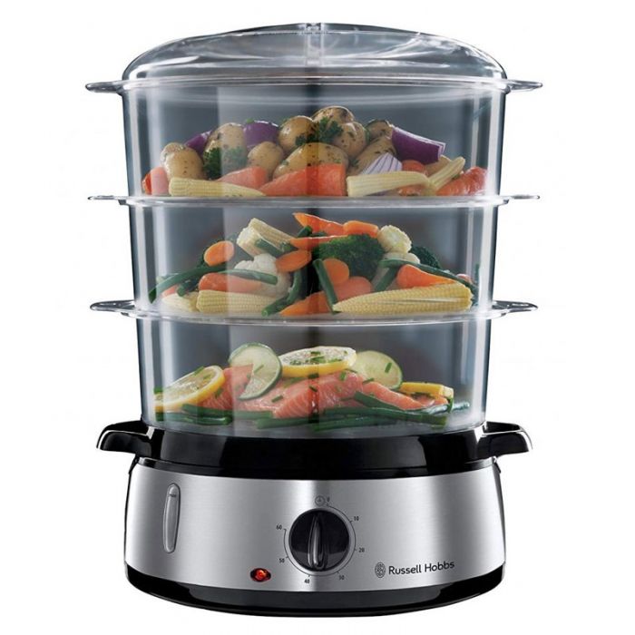 Cuiseur Vapeur RUSSELL HOBBS 800 W - Silver
