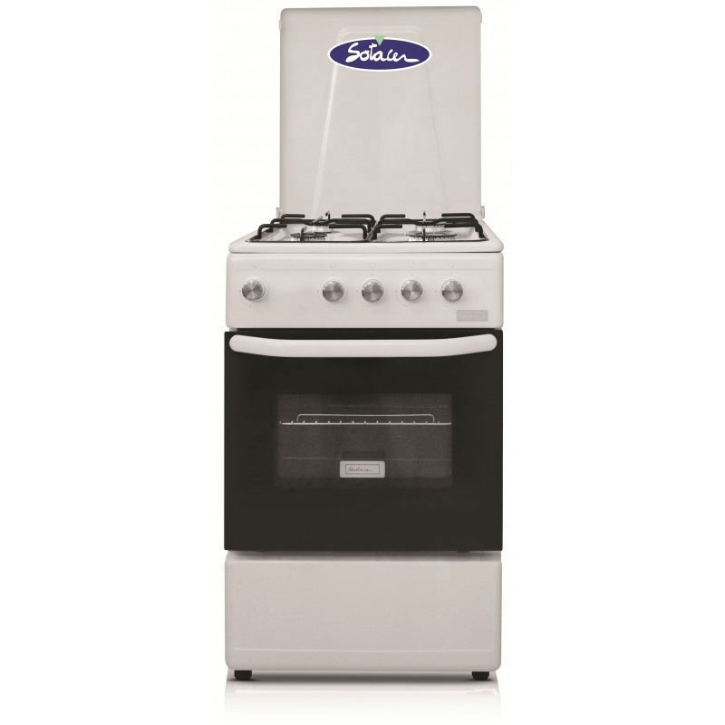 Cuisinière à Gaz SOTACER TGG1005W 50cm 4 Feux - Blanc - SOTACER