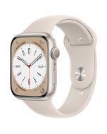 APPLE Watch Séries 8 GPS 45MM - Starlight Aluminium