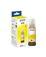 Bouteille D'encre Original EPSON ECOTANK 108 - Jaune(C13T09C44A)