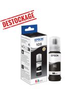 Bouteille D'encre Original EPSON ECOTANK 108 - Noir(C13T09C14A)