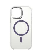 Coque Transparent Pour IPhone 12/12 Pro Avec MAGSAFE Violet