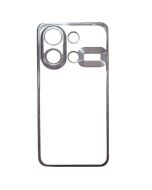 Coque Transparent Pour Smartphone XIAOMI Redmi Note 13 4G Avec Contour Silver