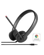 Micro Casque Filaire LENOVO Analogique Stéréo Essential - Noir