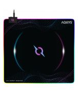 Tapis Souris Gamer AQIRYS ECLIPSE Moyen RVB - Noir