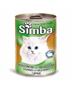 Pâté SIMBA Avec Gibier Pour Chat 415Gr