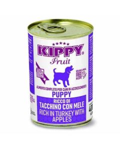 Pâté KIPPY DINDE & POMME Pour Chien 400Gr