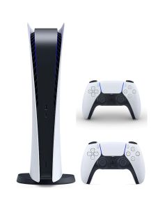 Console De  Jeux SONY Playstation 5 Edition Digitale Avec 2 Manettes