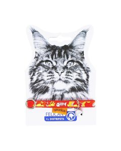 Collier FELICAN Derby 10mmx35cm - Orangé