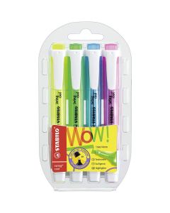Pack De 4 Surligneur STABILO Swing Cool - Couleurs Assorties (1134910)