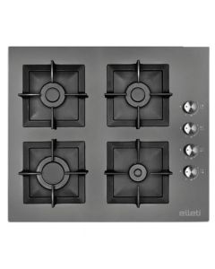 Plaque de Cuisson ELLETI 12225KN 4 Feux 60 cm - Noir