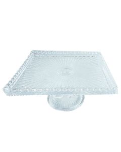 Plateau À Pied LAV En Verre Pour Gâteau - 26cm