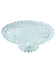 Plateau À Pied LAV En Verre Pour Gâteau - 27cm
