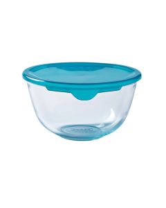 Bole PYREX Jatte 1 L Avec Couvercle Bleu 