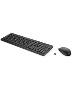 Ensemble Clavier & Souris HP 230 Sans Fil - Noir (18H24AA)