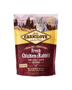 Croquettes CARNILOVE Pour Chat Poulet & Lapin 400 g