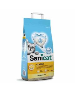 Litière SANICAT Classique Oxygène Pour Chat 10 L