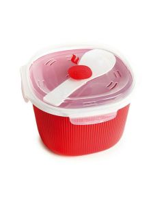 Cuiseur à Vapeur SNIPS 2.7 Litres Pour Micro-ondes - Rouge