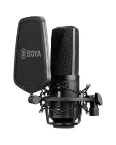 Microphone BOYA BY-M1000 XLR à Condensateur à Large Diaphragme 