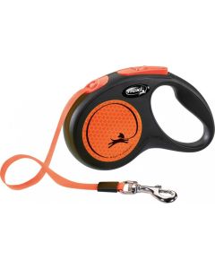 Laisse New Neon Tape S 5m - Orange