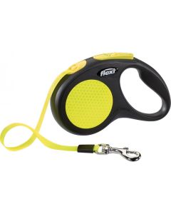 Laisse New Neon Tape S 5m - Jaune