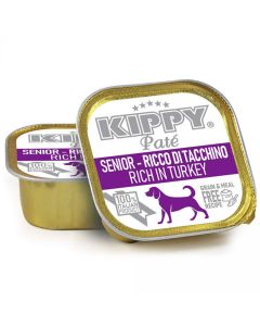 Pâté KIPPY Senior Dinde Pour Chien 150Gr 