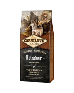 Croquettes CARNILOVE Pour Chien Adulte Renne 1,5 kg