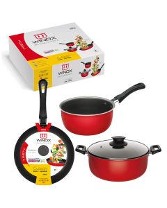 Set De Cuisine WINOX 4 pièces - Rouge