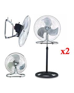 2 Ventilateurs STARONE 3En1 MSF1801 - Noir