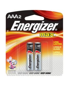 Energizer 2 x Piles 92 Max AAA