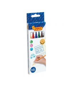 Étui 6 Feutres JOVI Super Lavable - Couleurs assortis