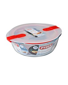 Boîte Ronde PYREX Cook & Heat 26x23cm Avec Couvercle 