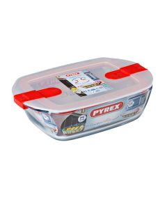 Boîte Rectangulaire PYREX Cook & Heat 23x15cm Avec Couvercle 