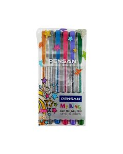 Pack de 6 Stylos PENSAN MYKING Glitter GEL 