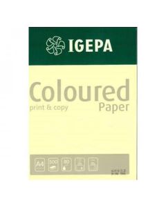 Papier Couleur IGEPA A4 80GR 21x29 - Jaune Pastel